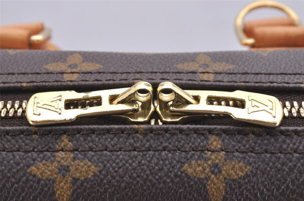 Authentic Louis Vuitton Monogram Deauville Hand Bag M47270 LV 2021I