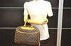Authentic Louis Vuitton Monogram Deauville Hand Bag M47270 LV 2021I