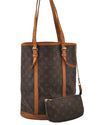 Authentic Louis Vuitton Monogram Bucket GM Shoulder Tote Bag M42236 LV 2021J