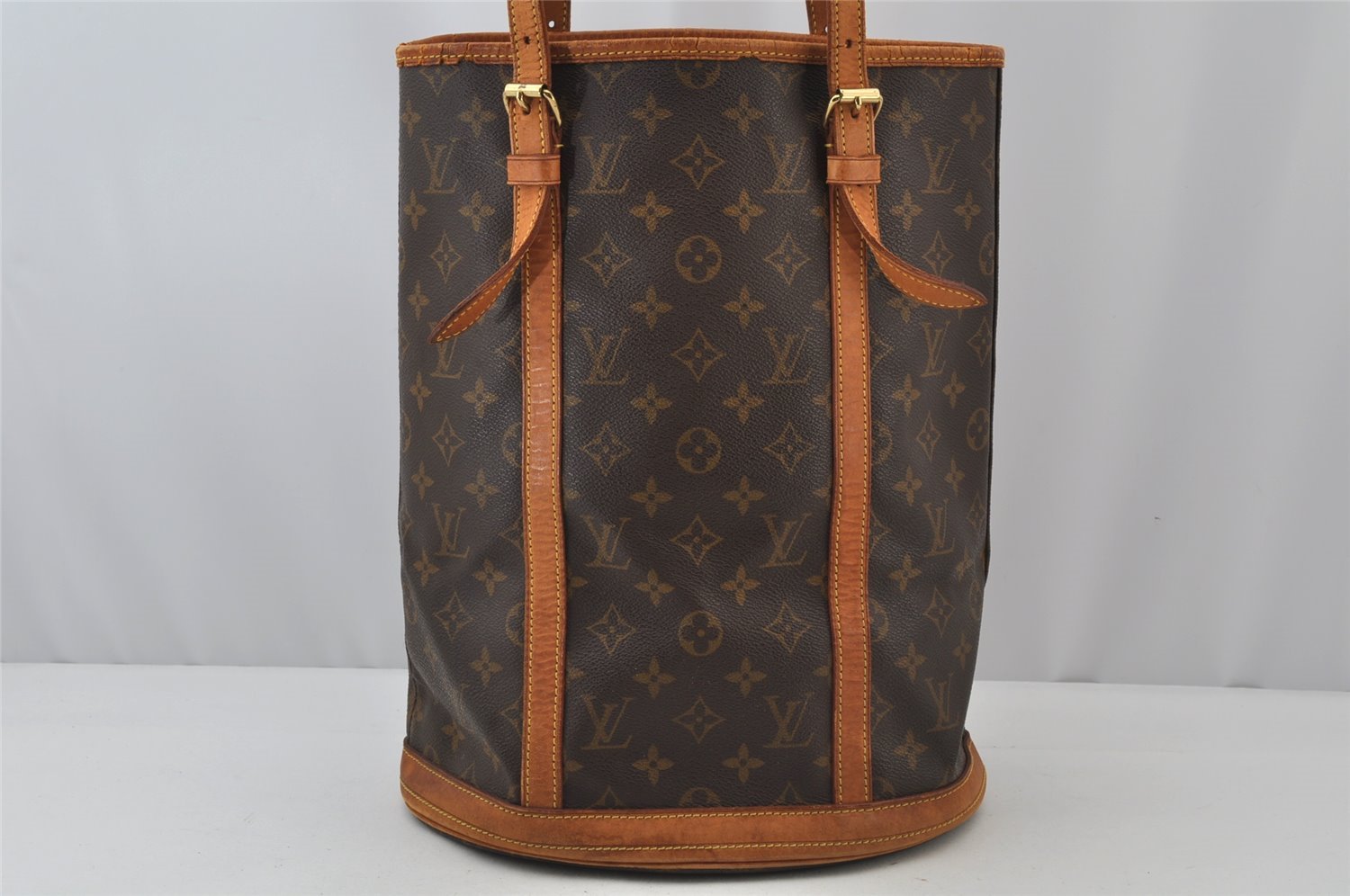 Authentic Louis Vuitton Monogram Bucket GM Shoulder Tote Bag M42236 LV 2021J