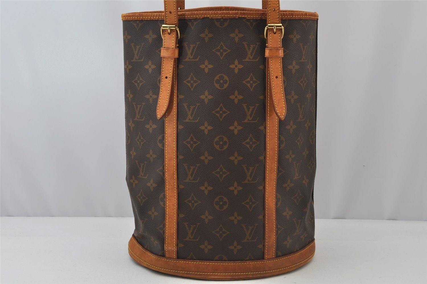 Authentic Louis Vuitton Monogram Bucket GM Shoulder Tote Bag M42236 LV 2021J