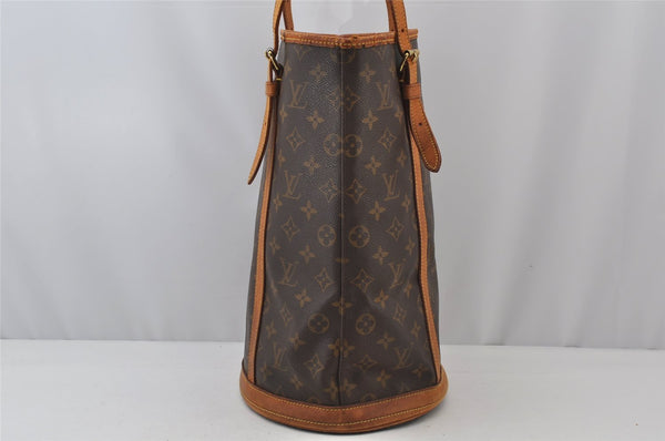 Authentic Louis Vuitton Monogram Bucket GM Shoulder Tote Bag M42236 LV 2021J