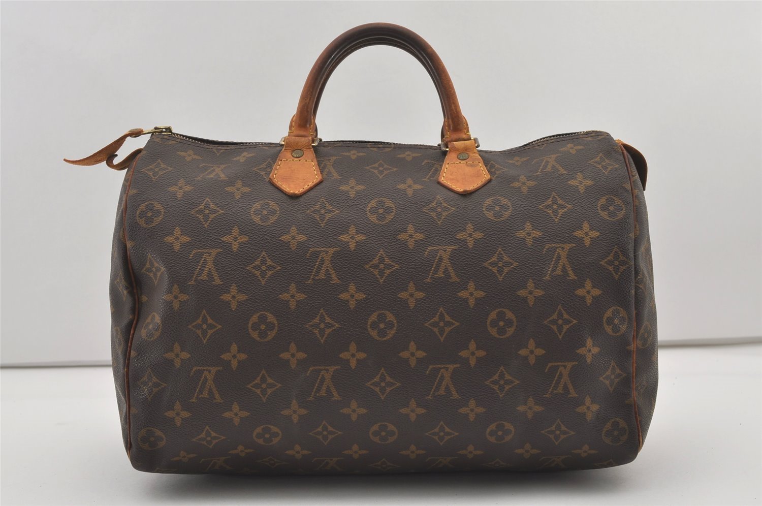 Authentic Louis Vuitton Monogram Speedy 35 Hand Boston Bag M41524 LV 2022J