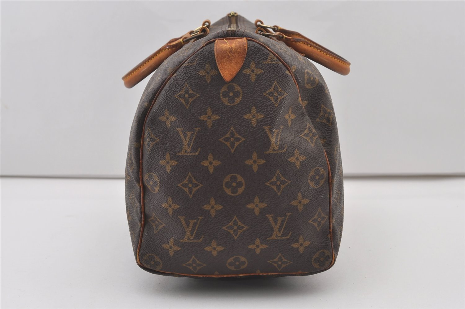 Authentic Louis Vuitton Monogram Speedy 35 Hand Boston Bag M41524 LV 2022J