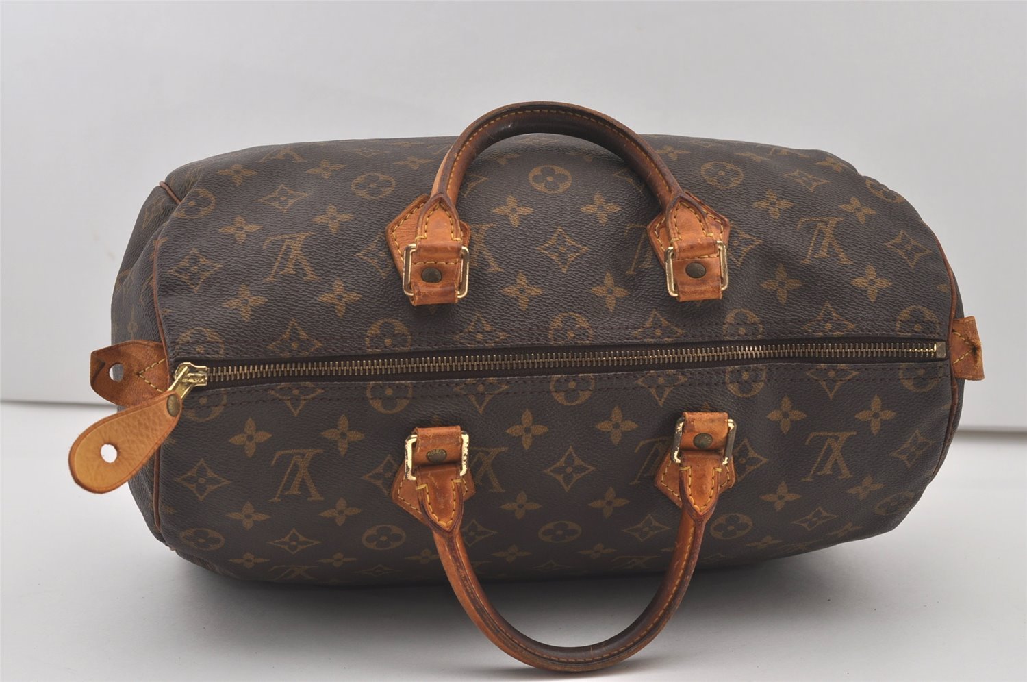 Authentic Louis Vuitton Monogram Speedy 35 Hand Boston Bag M41524 LV 2022J