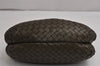 Authentic BOTTEGA VENETA Intrecciato Leather Hand Bag Khaki Green Junk 2022K
