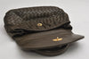 Authentic BOTTEGA VENETA Intrecciato Leather Hand Bag Khaki Green Junk 2022K