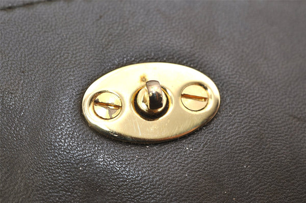 Authentic BOTTEGA VENETA Intrecciato Leather Hand Bag Khaki Green Junk 2022K