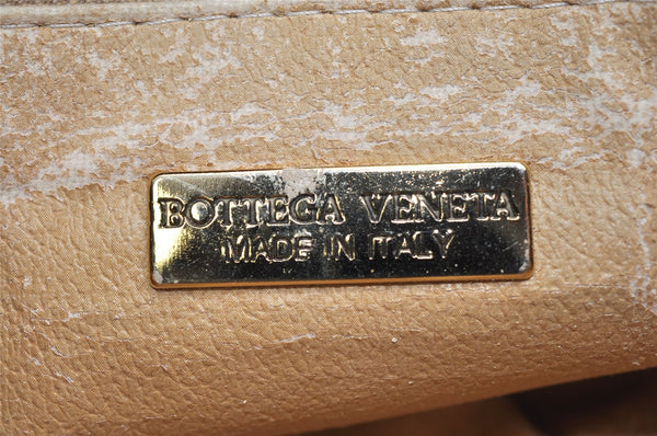 Authentic BOTTEGA VENETA Intrecciato Leather Hand Bag Khaki Green Junk 2022K