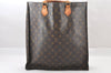 Authentic Louis Vuitton Monogram Sac Plat Hand Tote Bag M51140 Junk 2023J