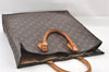 Authentic Louis Vuitton Monogram Sac Plat Hand Tote Bag M51140 Junk 2023J