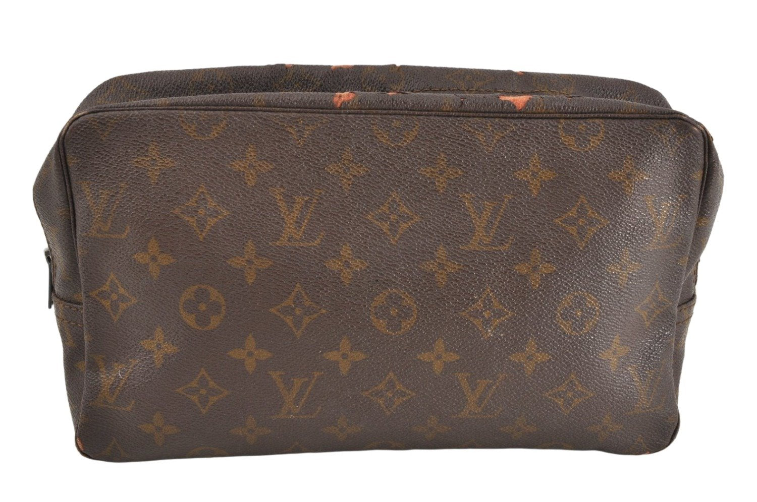 Auth Louis Vuitton Monogram Trousse Toilette 28 Clutch Bag Old Model Junk 2024J