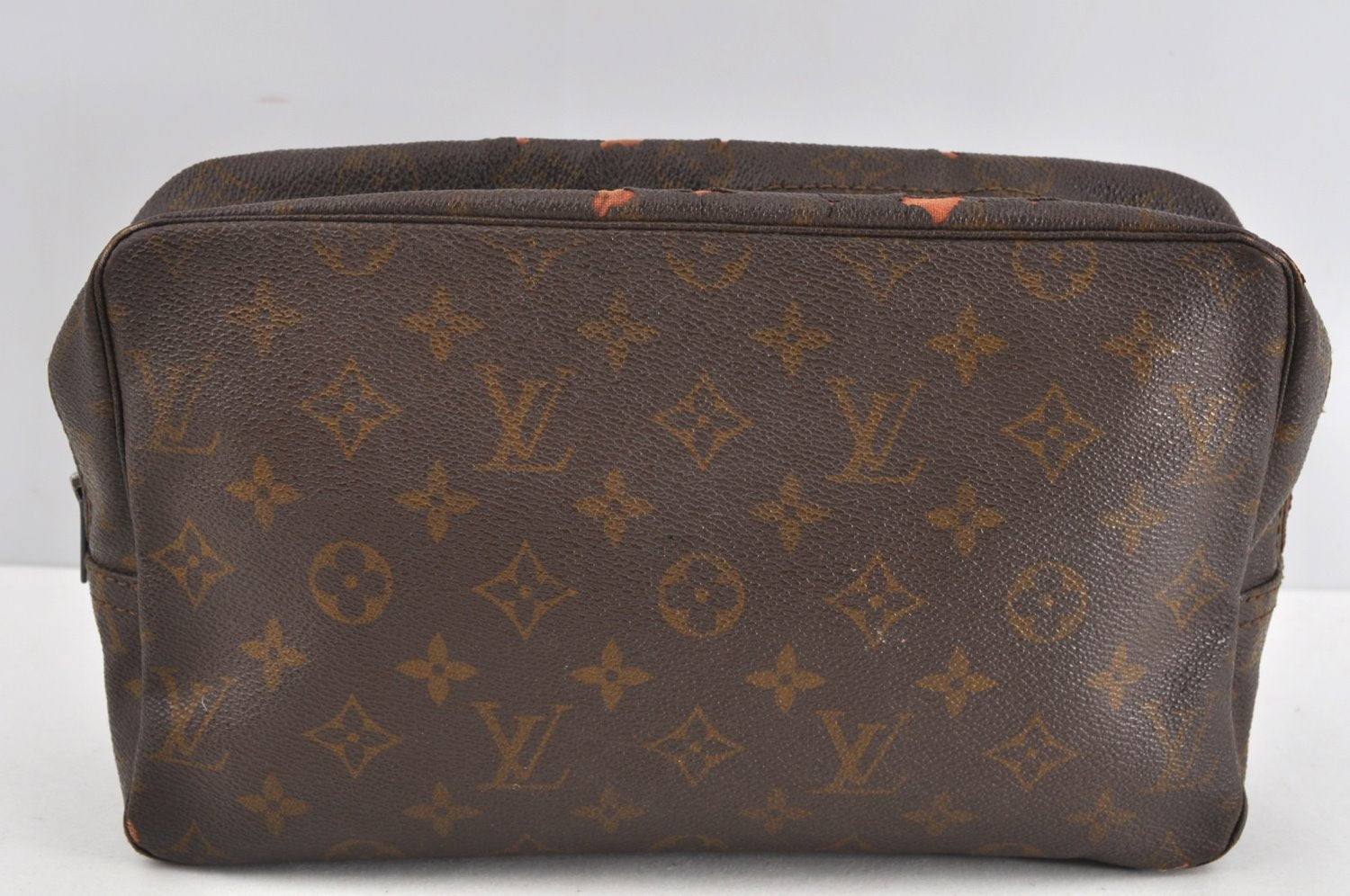Auth Louis Vuitton Monogram Trousse Toilette 28 Clutch Bag Old Model Junk 2024J