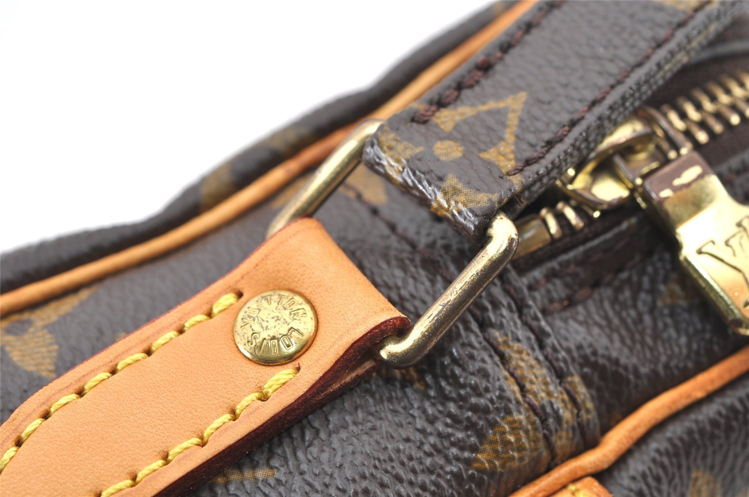 Authentic Louis Vuitton Monogram Danube Shoulder Crossbody Bag M45266 Junk 2026J