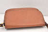Authentic Burberrys Vintage Leather Shoulder Cross Body Bag Purse Brown 2027K