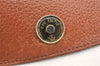 Authentic Burberrys Vintage Leather Shoulder Cross Body Bag Purse Brown 2027K