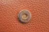 Authentic Burberrys Vintage Leather Shoulder Cross Body Bag Purse Brown 2027K