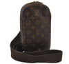 Authentic Louis Vuitton Monogram Pochette Gange Waist Body Bag M51870 LV 2028J