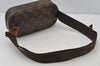 Authentic Louis Vuitton Monogram Pochette Gange Waist Body Bag M51870 LV 2028J