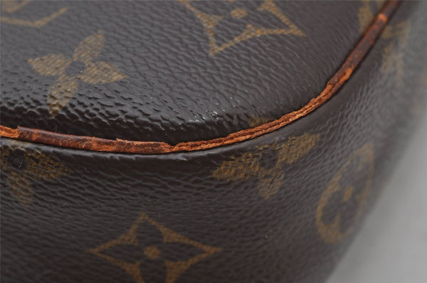 Authentic Louis Vuitton Monogram Pochette Gange Waist Body Bag M51870 LV 2028J