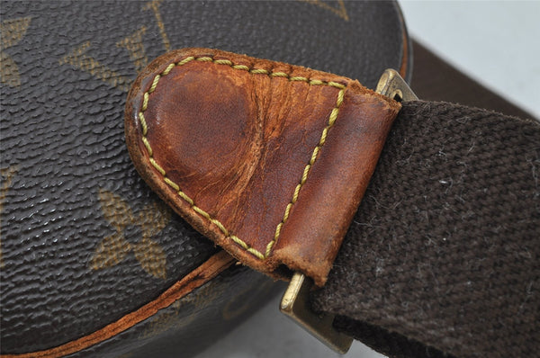 Authentic Louis Vuitton Monogram Pochette Gange Waist Body Bag M51870 LV 2028J