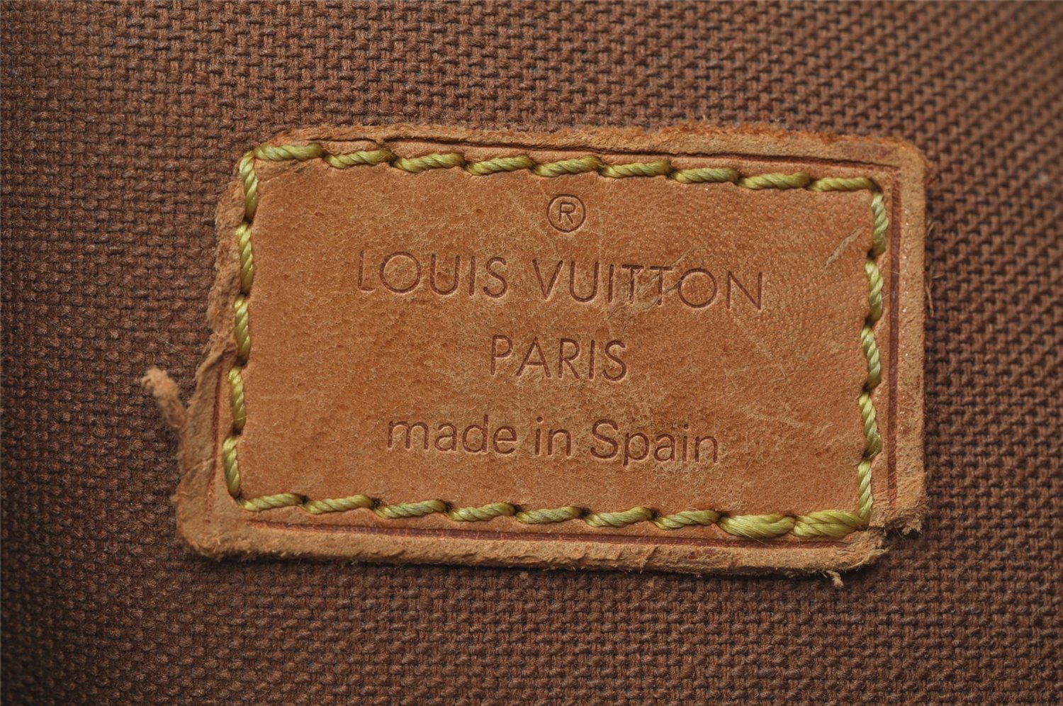 Authentic Louis Vuitton Monogram Pochette Gange Waist Body Bag M51870 LV 2028J