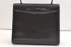 Authentic GIVENCHY Vintage Leather Hand Bag Purse Black 2028K