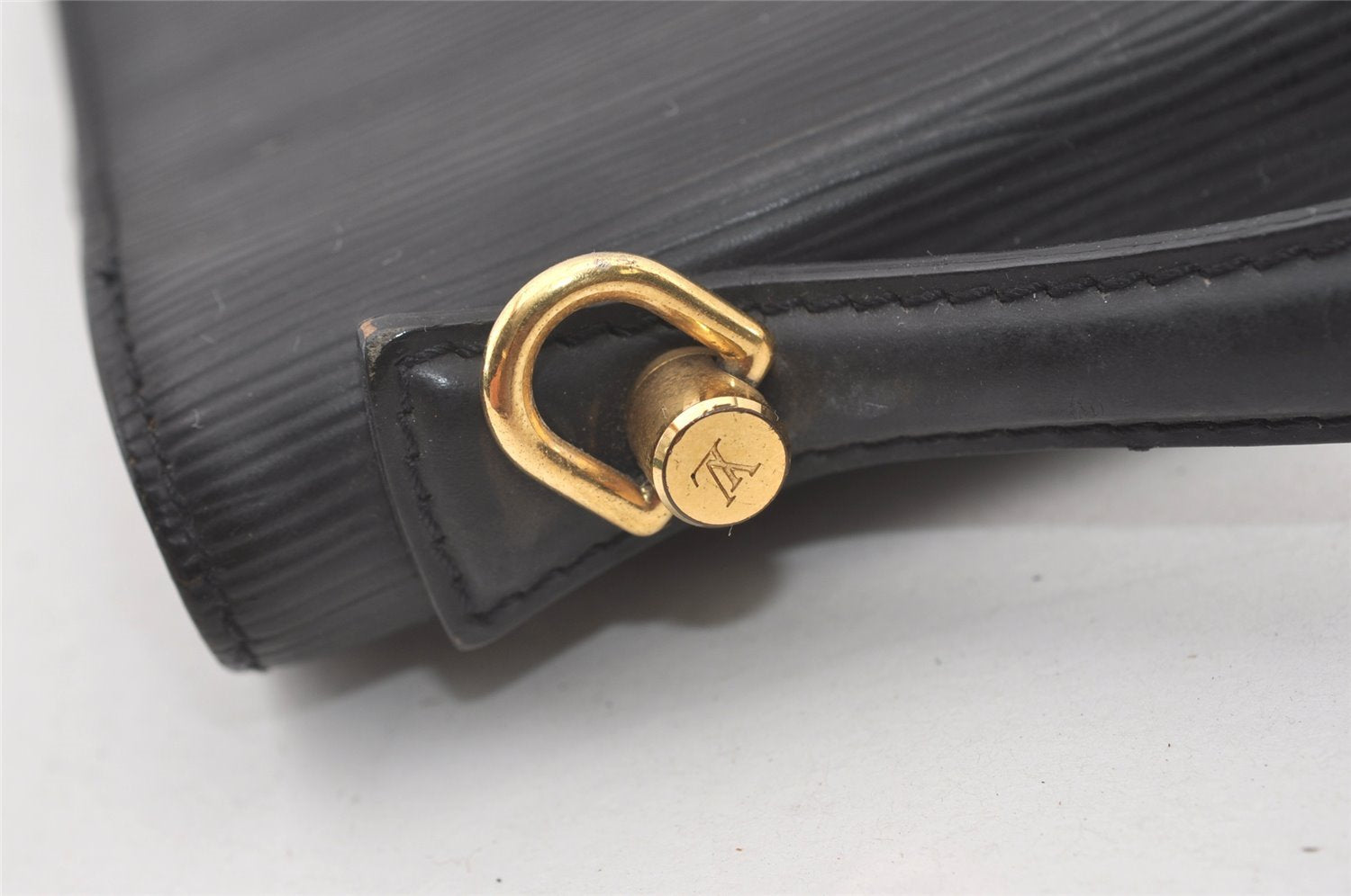 Authentic Louis Vuitton Epi Monceau 2Way Hand Bag Black M52122 Junk 2029J