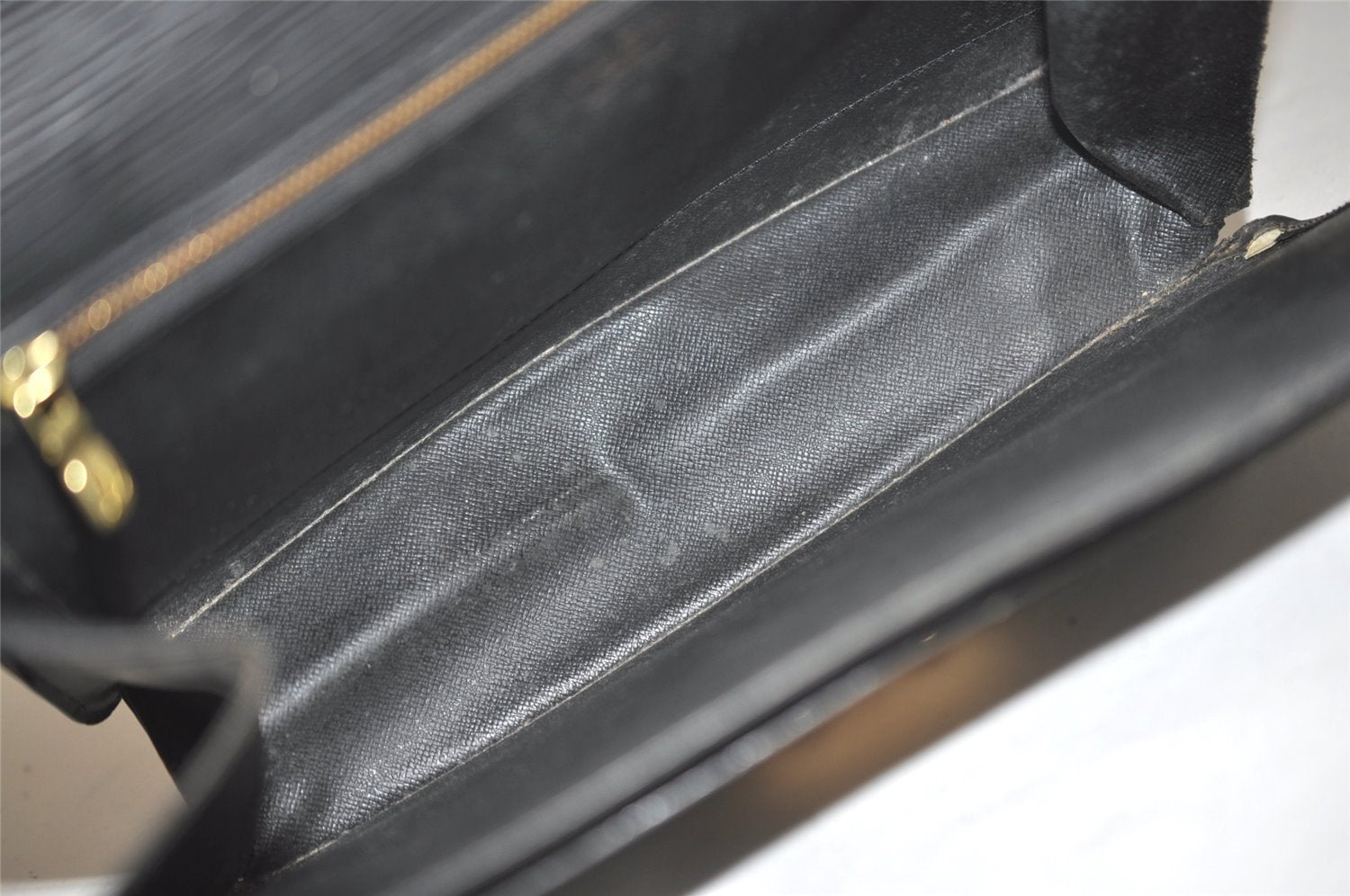 Authentic Louis Vuitton Epi Monceau 2Way Hand Bag Black M52122 Junk 2029J