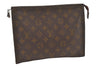 Auth Louis Vuitton Monogram Poche Toilette 26 Cosmetics Pouch Old Model LV 2034J