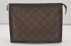 Auth Louis Vuitton Monogram Poche Toilette 26 Cosmetics Pouch Old Model LV 2034J