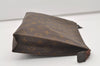 Auth Louis Vuitton Monogram Poche Toilette 26 Cosmetics Pouch Old Model LV 2034J