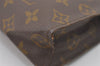 Auth Louis Vuitton Monogram Poche Toilette 26 Cosmetics Pouch Old Model LV 2034J