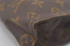 Auth Louis Vuitton Monogram Poche Toilette 26 Cosmetics Pouch Old Model LV 2034J