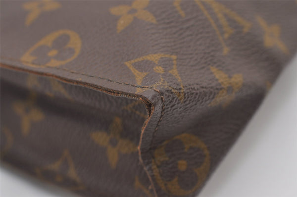 Auth Louis Vuitton Monogram Poche Toilette 26 Cosmetics Pouch Old Model LV 2034J