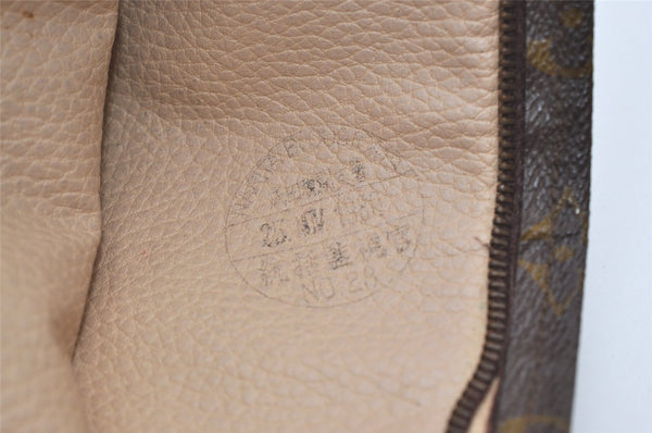 Auth Louis Vuitton Monogram Poche Toilette 26 Cosmetics Pouch Old Model LV 2034J