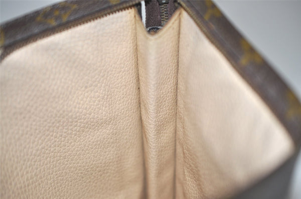 Auth Louis Vuitton Monogram Poche Toilette 26 Cosmetics Pouch Old Model LV 2034J