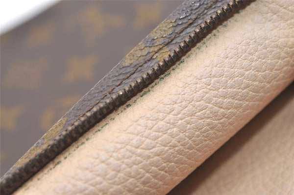 Auth Louis Vuitton Monogram Poche Toilette 26 Cosmetics Pouch Old Model LV 2034J