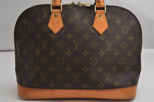 Authentic Louis Vuitton Monogram Alma Hand Bag Purse M51130 LV 2034K