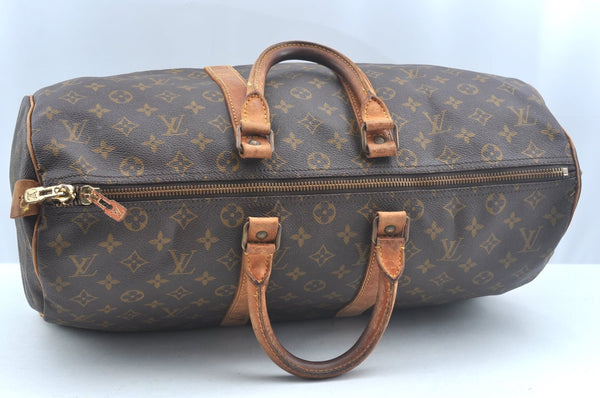 Authentic Louis Vuitton Monogram Keepall 45 Travel Boston Bag Old Model LV 2035J