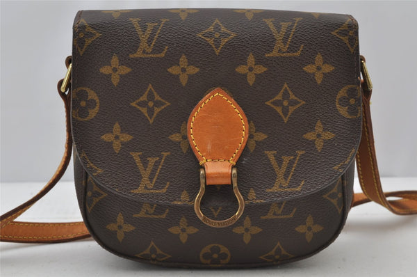 Authentic Louis Vuitton Monogram Saint Cloud PM M51244 Shoulder Cross Bag 2036J