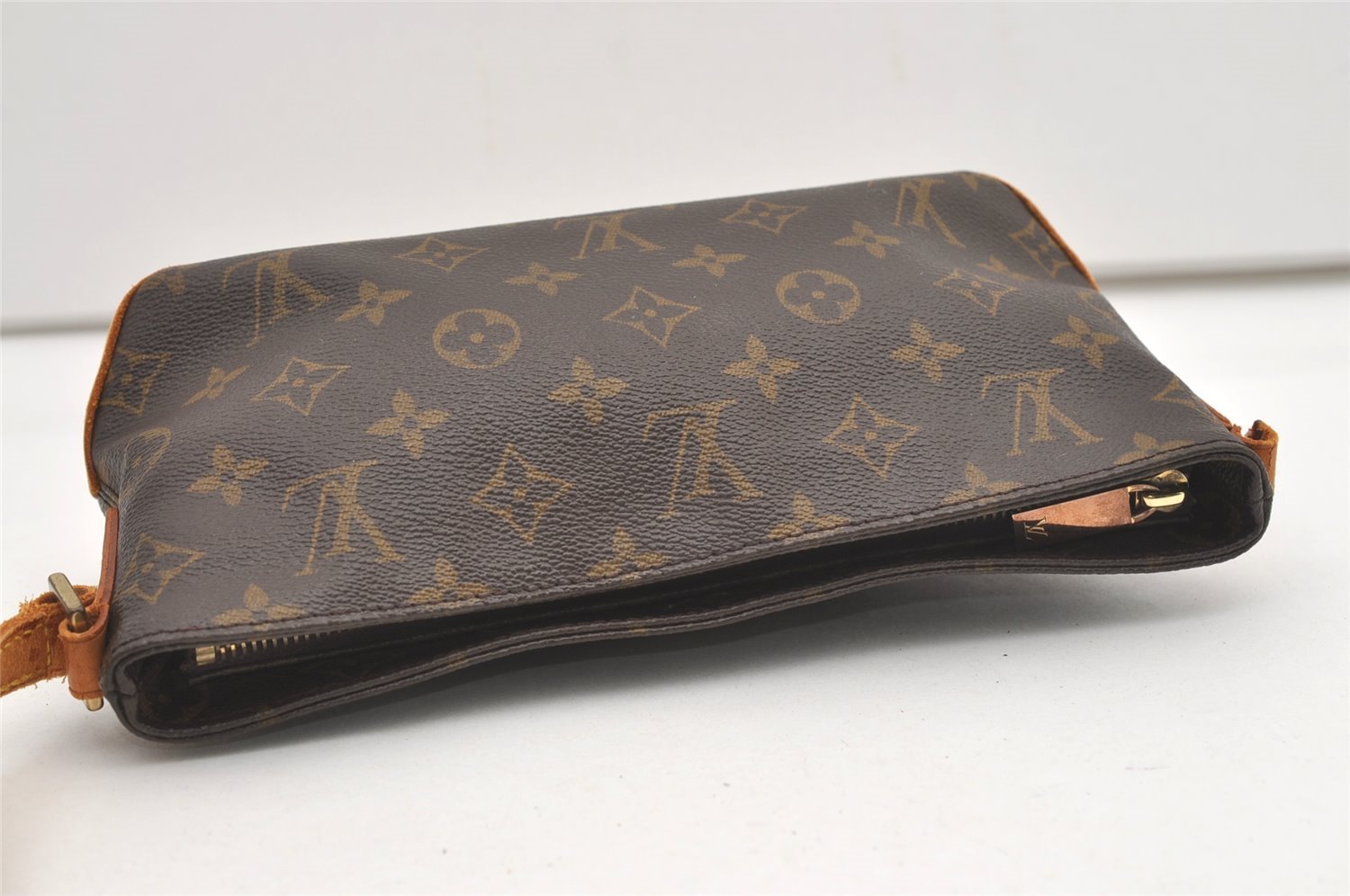 Authentic Louis Vuitton Monogram Trotteur Shoulder Cross Bag M51240 Junk 2037J