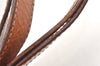 Authentic CELINE Macadam Blason Shoulder Hand Bag Purse PVC Leather Brown 2037K