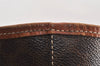 Authentic CELINE Macadam Blason Shoulder Hand Bag Purse PVC Leather Brown 2037K