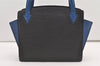 Authentic Louis Vuitton Epi Varenne Bi-color Hand Bag Black Blue M52385 LV 2038J