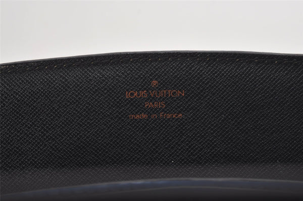 Authentic Louis Vuitton Epi Varenne Bi-color Hand Bag Black Blue M52385 LV 2038J