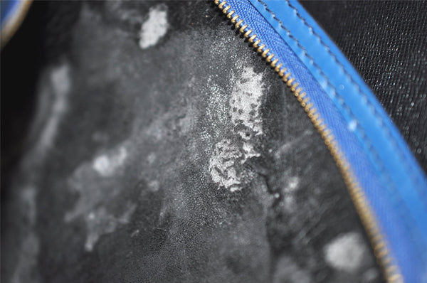 Authentic Louis Vuitton Epi Varenne Bi-color Hand Bag Black Blue M52385 LV 2038J