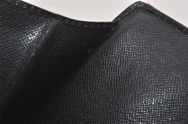 Authentic Louis Vuitton Epi Varenne Bi-color Hand Bag Black Blue M52385 LV 2038J