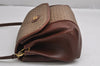 Authentic GUCCI Micro GG PVC Leather Shoulder Cross Body Bag Purse Brown 2038K