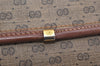 Authentic GUCCI Micro GG PVC Leather Shoulder Cross Body Bag Purse Brown 2038K